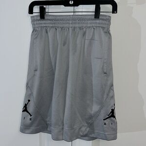 Gray Nike Jordan Jumpman Basketball Team 2 tone  practice basketball 10” shorts